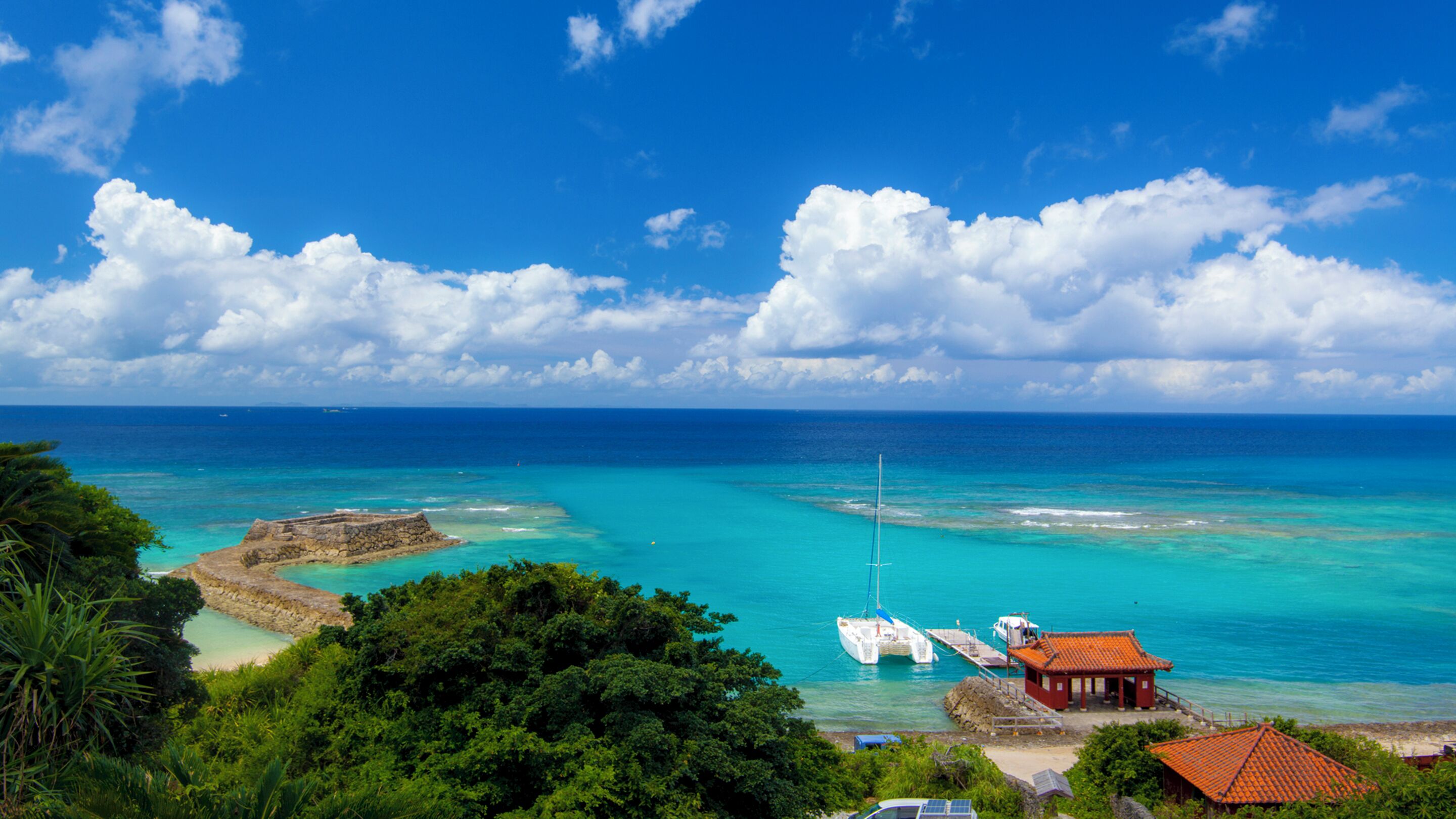 Beach nearby, white sand