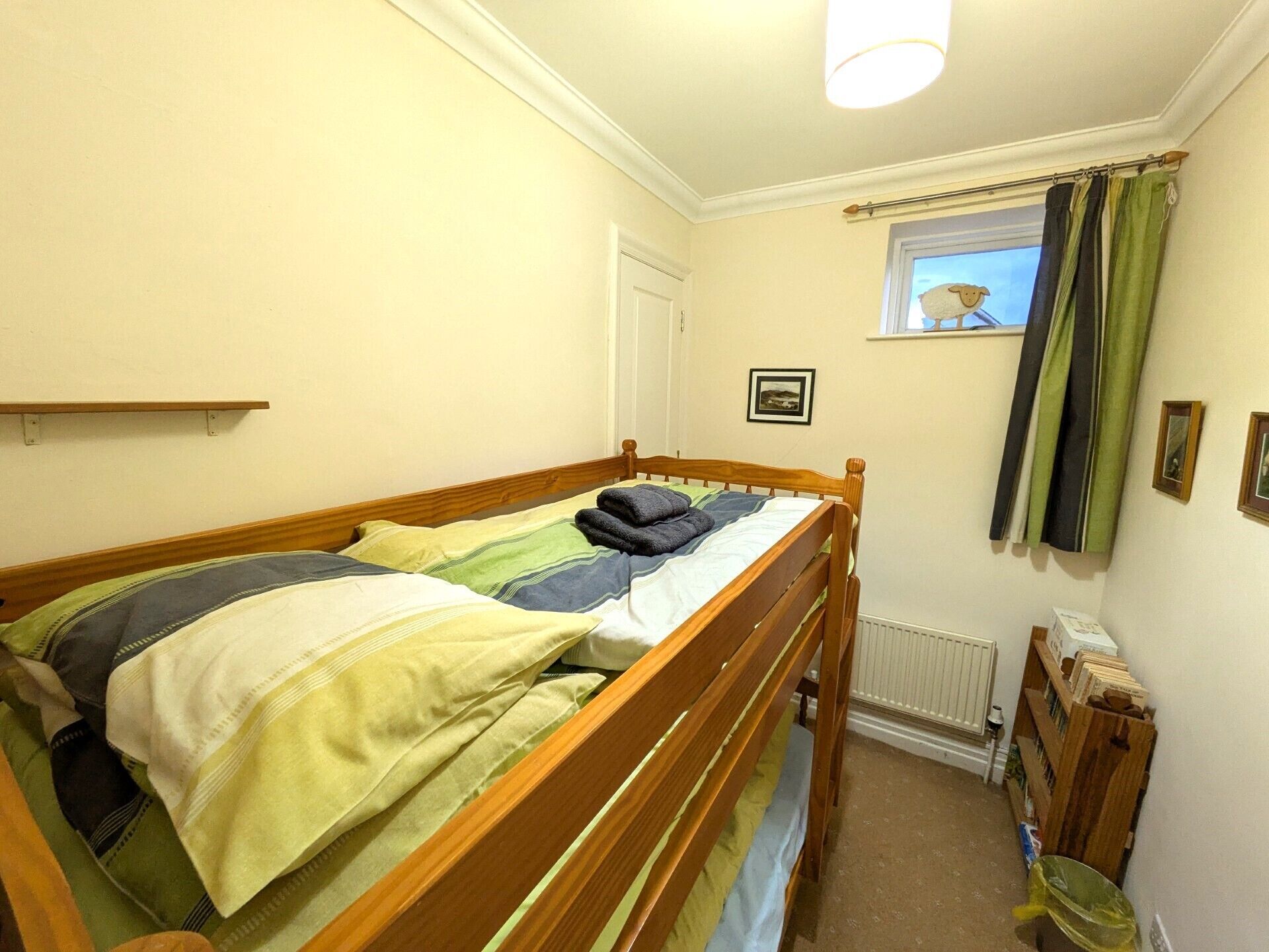 2 bedrooms, iron/ironing board, travel crib, WiFi