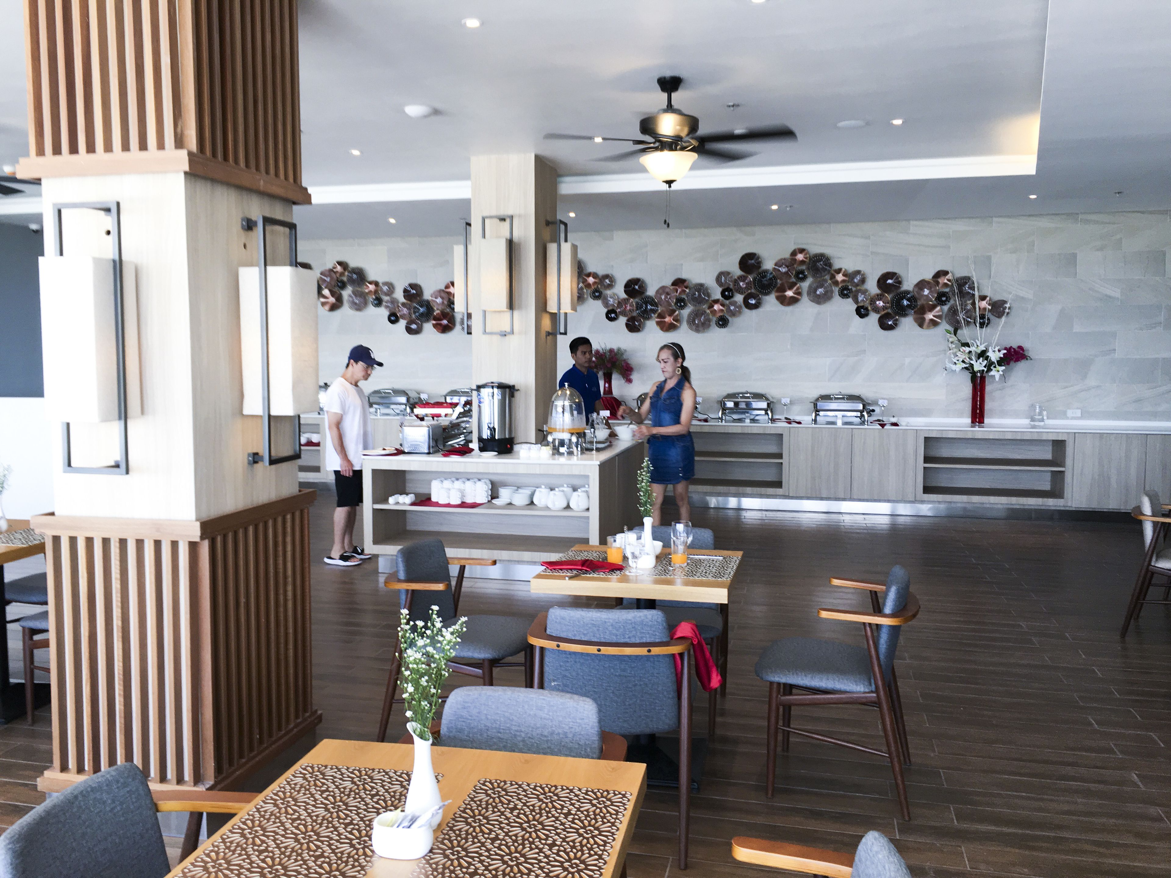 daily buffet breakfast (php 700 per person)