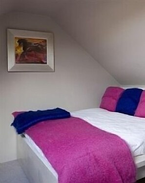 3 habitaciones, tabla de planchar con plancha, wifi y ropa de cama 