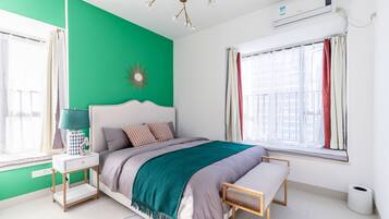 Apartment, 3 Schlafzimmer | 3 Schlafzimmer, Schreibtisch, Verdunkelungsvorhänge, kostenloses WLAN