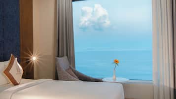 Deluxe Room, 1 Queen Bed, Sea View | 17 bedrooms, premium bedding, minibar, in-room safe
