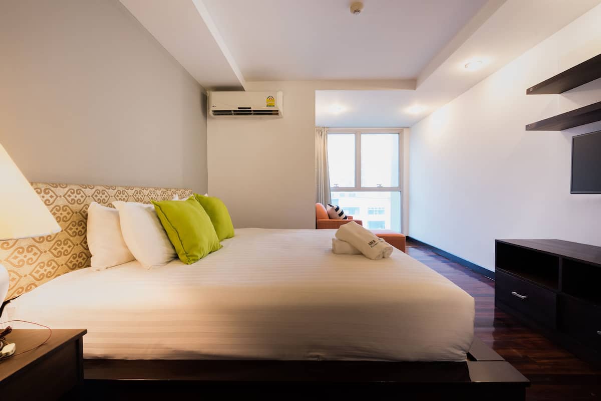 Suite Junior | Coffres-forts dans les chambres, rideaux occultants