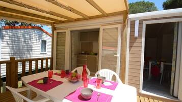 Mobile Home, 3 chambres | Terrasse/Patio