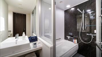 Badewanne und Dusche (separat), Komfortbadewanne