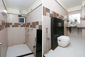 Orchid Classic | Bathroom | Shower, rainfall showerhead, free toiletries, bathrobes - Hotel Golden Orchid (Bhubaneshwar)