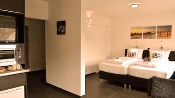 Standard Double Room Plus - Refrigerator & Microwave | 1 bedroom, premium bedding, desk, soundproofing