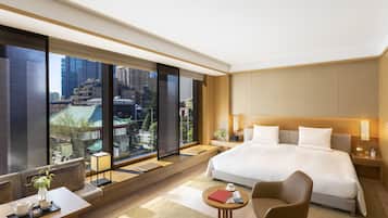 In-room safe, desk, blackout curtains, soundproofing