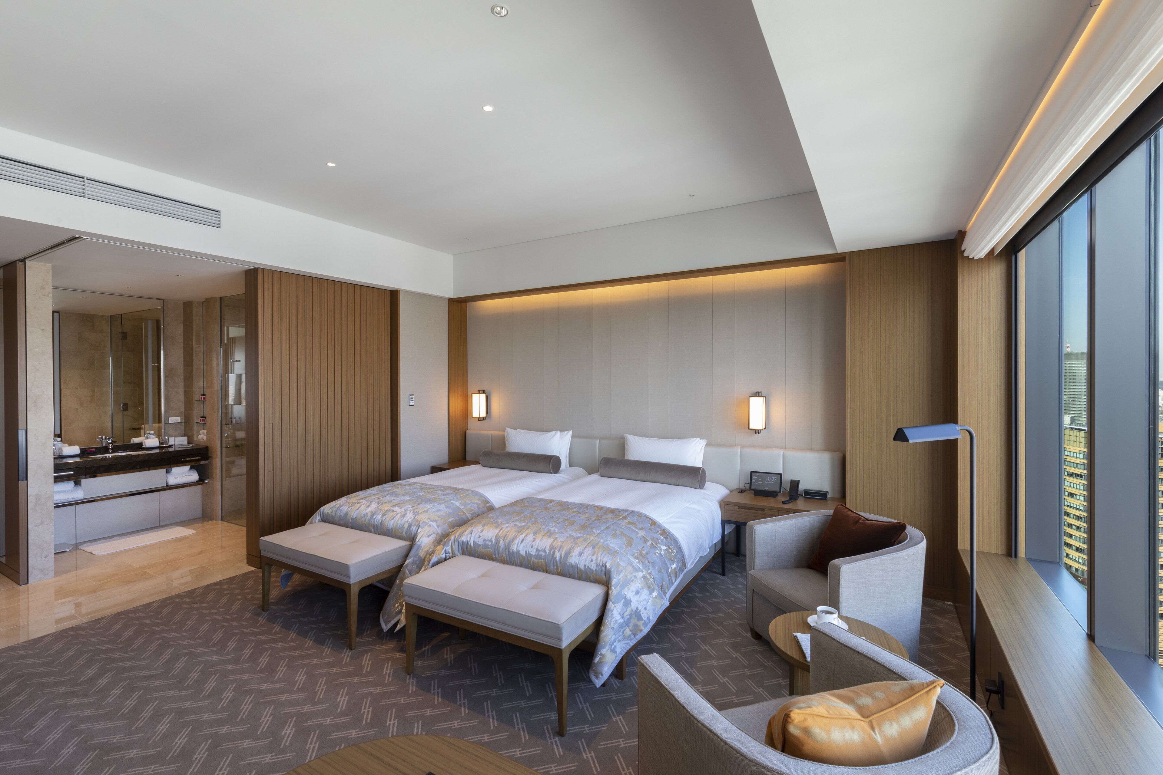 In-room safe, desk, blackout curtains, soundproofing