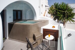 Suite, 1 Bedroom, Hot Tub (External) | Balcony - Irene City Villas (Santorini)