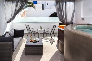 Suite superior, hidromasaje (External) | Vista del balcón