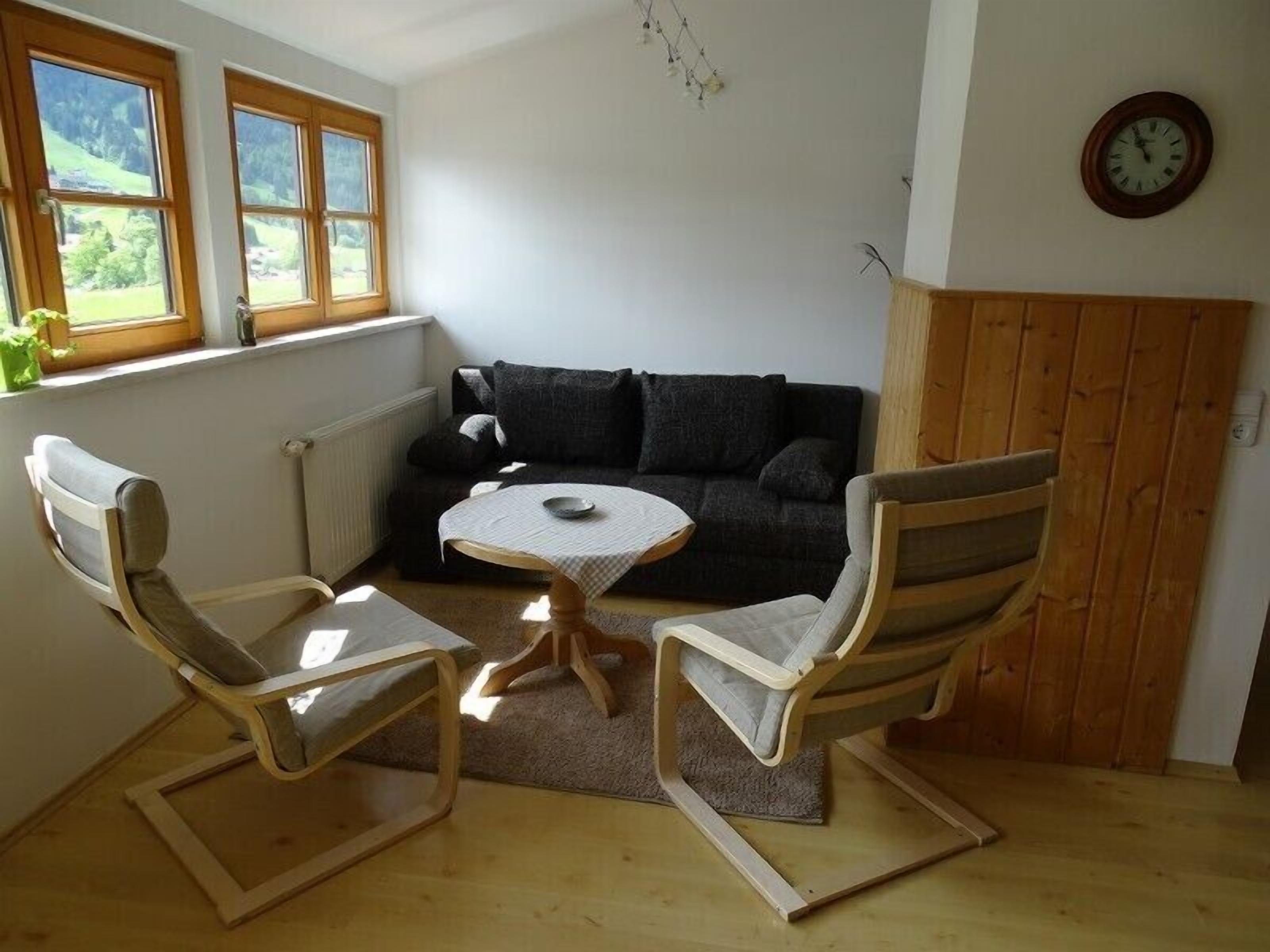 Apartment, 2 Bedrooms (Rotspitz) | Living area | Flat-screen TV