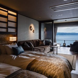 Terrace Room with Private Open-air Hot Spring Bath for 4 Guests - The Lake Suite Ko No Sumika (Sobetsu)