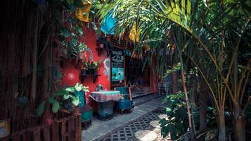 Overnattingsstedets uteområder