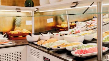 Daily buffet breakfast for a fee