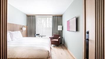 Habitación familiar | Sábanas de algodón egipcio y ropa de cama de alta calidad