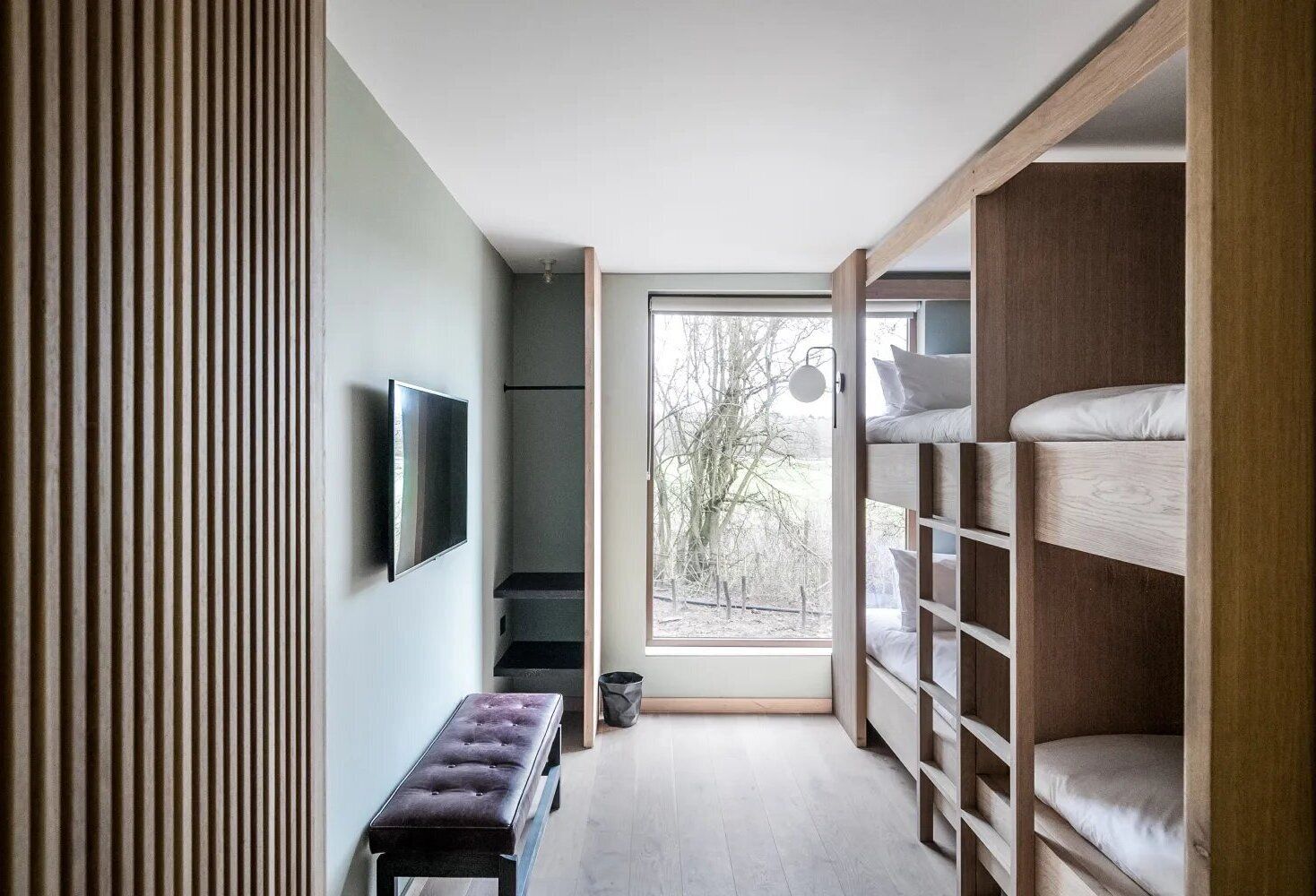 family quadruple room | egyptian cotton sheets, premium bedding, memory-foam beds, desk