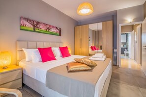 Appartement Ville, vue ville | 2 chambres, literie de qualité supérieure