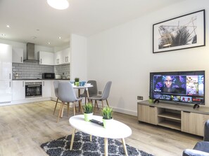 Business-Apartment, 1 Schlafzimmer, Nichtraucher | Wohnbereich