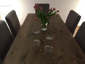 Apartment, eigenes Bad | Restaurant