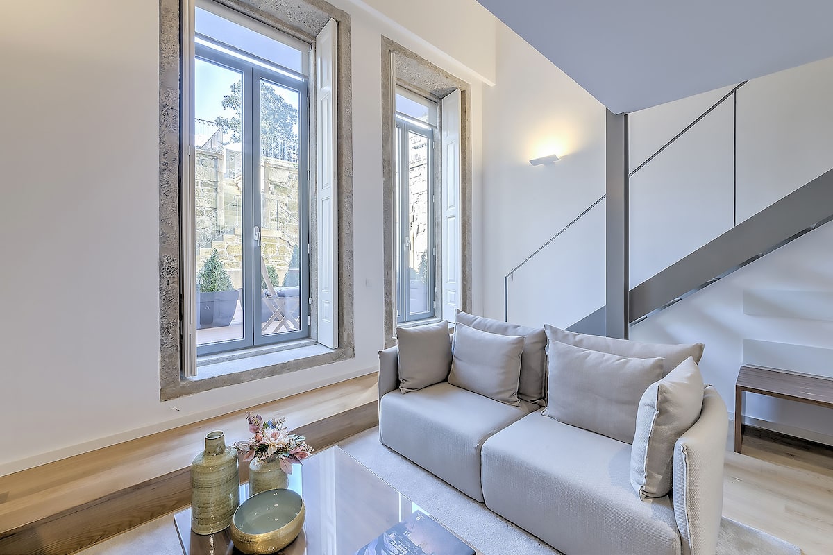 Superior Loft, 1 Bedroom, Pool Access, Courtyard View | Living area | Flat-screen TV