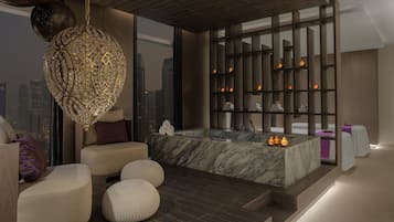 Sale per trattamenti di coppia, sauna, vasca idromassaggio, bagno turco