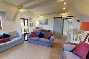 Cottage | Living room | Fireplace - Barn Cottage, Rosecare (Bude)