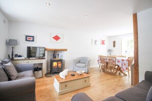 Fireplace - Bay Cottage (Truro)