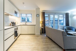 One Bedroom Lux Apartment | Living area | Flat-screen TV - The Faculty Apartments (Reading)