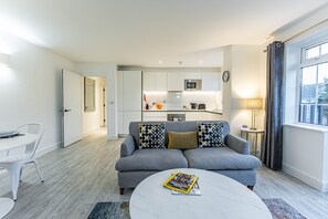 One Bedroom Lux Apartment | Living area | Flat-screen TV - The Faculty Apartments (Reading)