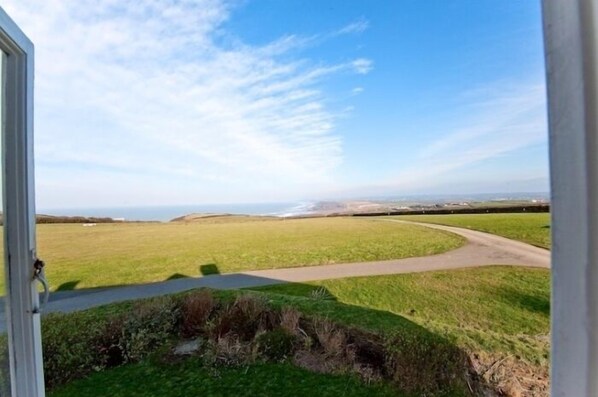 Uitzicht vanuit accommodatie