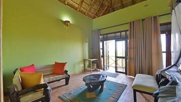 Deluxe-Einzelzimmer, Badewanne, Parkblick