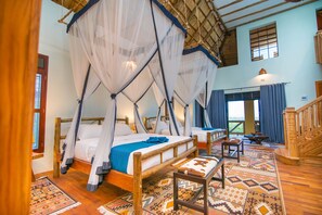 Premium Cottage, Balcony, Lake View | Individually decorated, individually furnished, desk, laptop workspace - Buffalo Safari Lodge (Kasese)