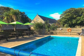 Outdoor pool - Primrose Yurt (Truro)