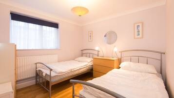 3 kamar tidur, tempat tidur bayi gratis, dan Wi-Fi gratis