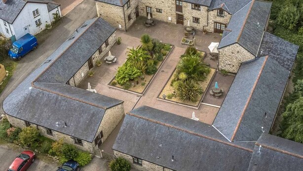 Aerial view - St Keverne Cottage (Falmouth)