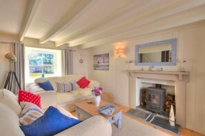 Fireplace - Thimble Cottage (Truro)