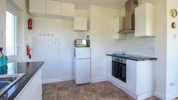 Dishwasher, high chair, cookware/dishes/utensils