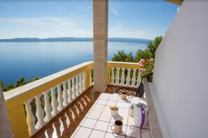 Studio, Balcony, Sea View (8) | Balcony - Beach Side Brela (Brela)