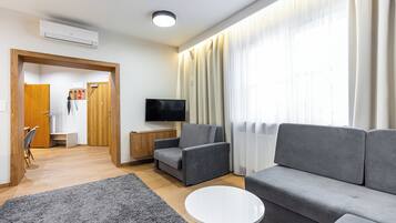 1 habitación y ropa de cama de alta calidad