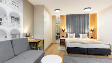 1 habitación y ropa de cama de alta calidad