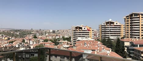 Vue depuis lâhĂ©bergement