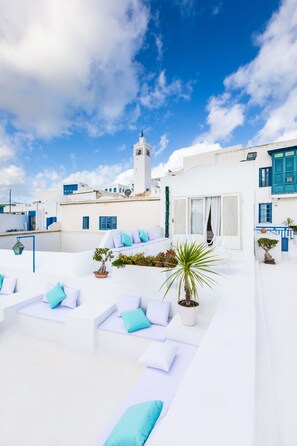 Casa clássico, 2 quartos, para não fumantes, vista para o mar | Terraço/pátio