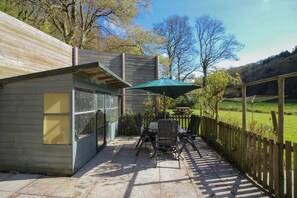 Balcony - Lamellen Lodge (Bodmin)