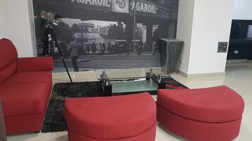 Sala de estar en el lobby