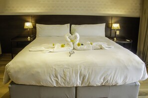 Superior kamer, 1 twee- of 2 eenpersoonsbedden | Luxe beddengoed, donsdekens, pillowtop-bedden, een minibar