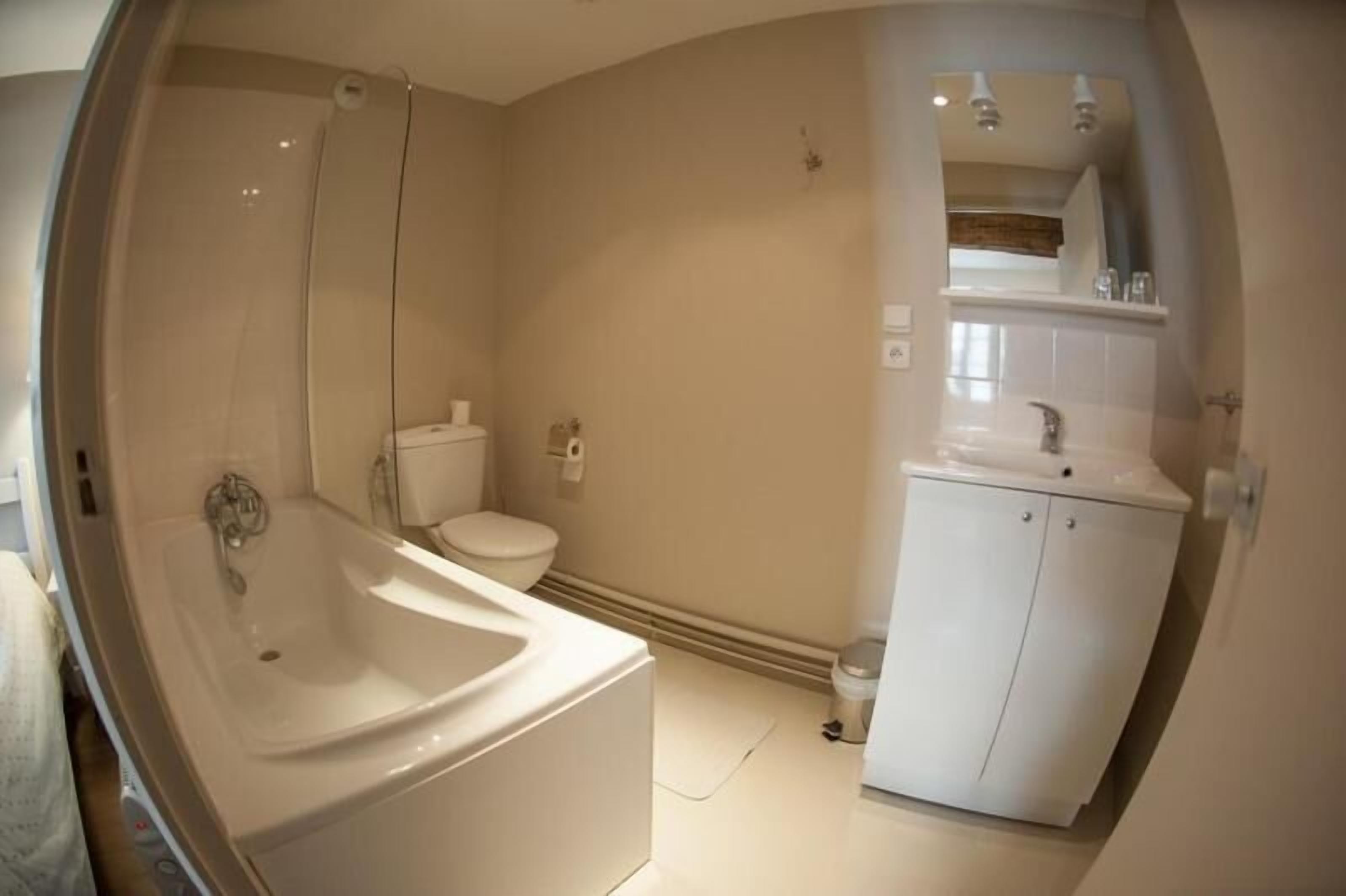 free toiletries, hair dryer, towels