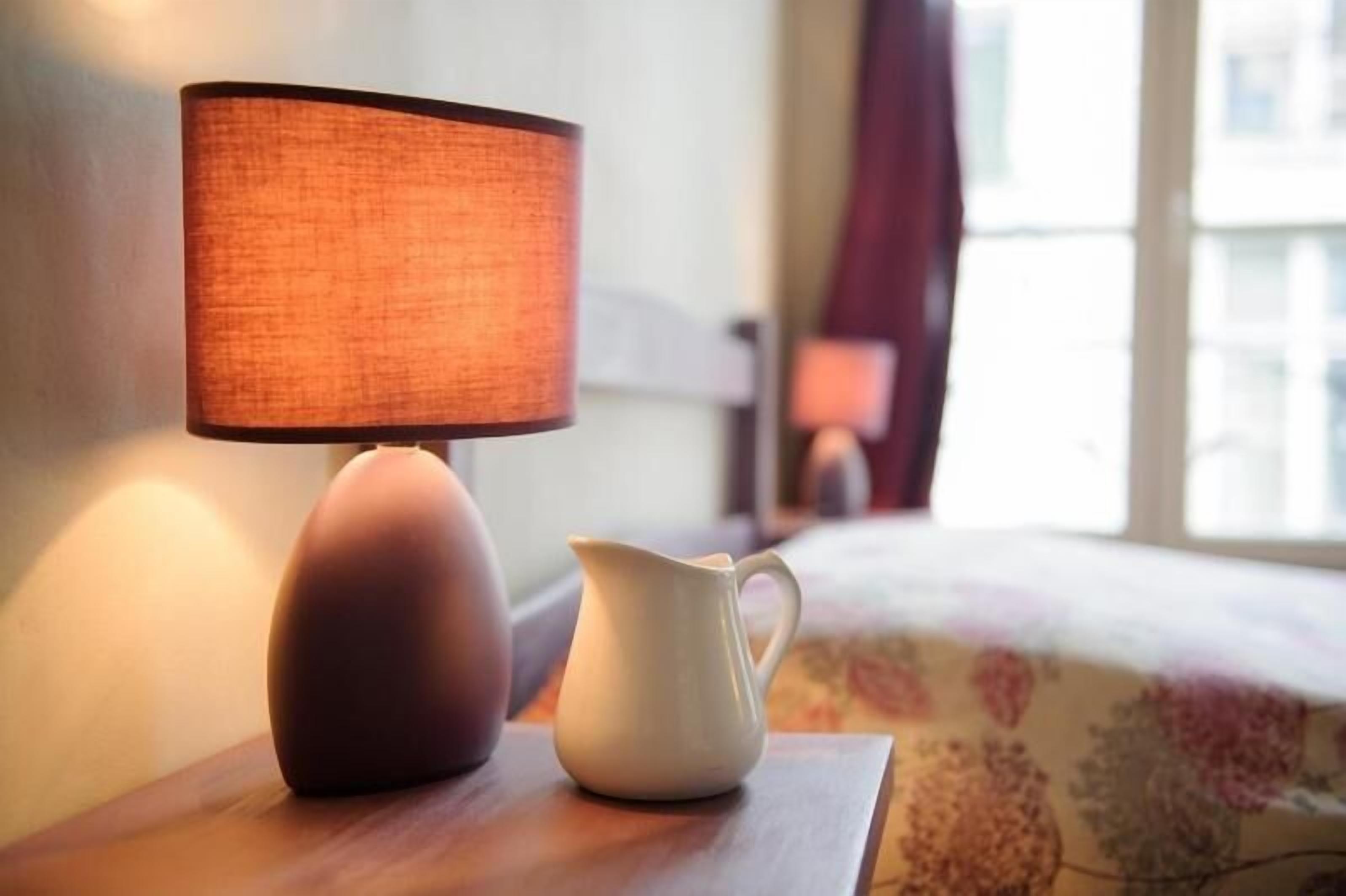 desk, blackout curtains, soundproofing, cots/infant beds