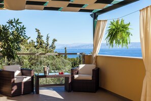 Villa, 2 Bedrooms, Private Pool | Balcony - Villas Muscallas by Konnect, 200m from the Beach. (Paxos)