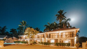 Front of property – evening/night